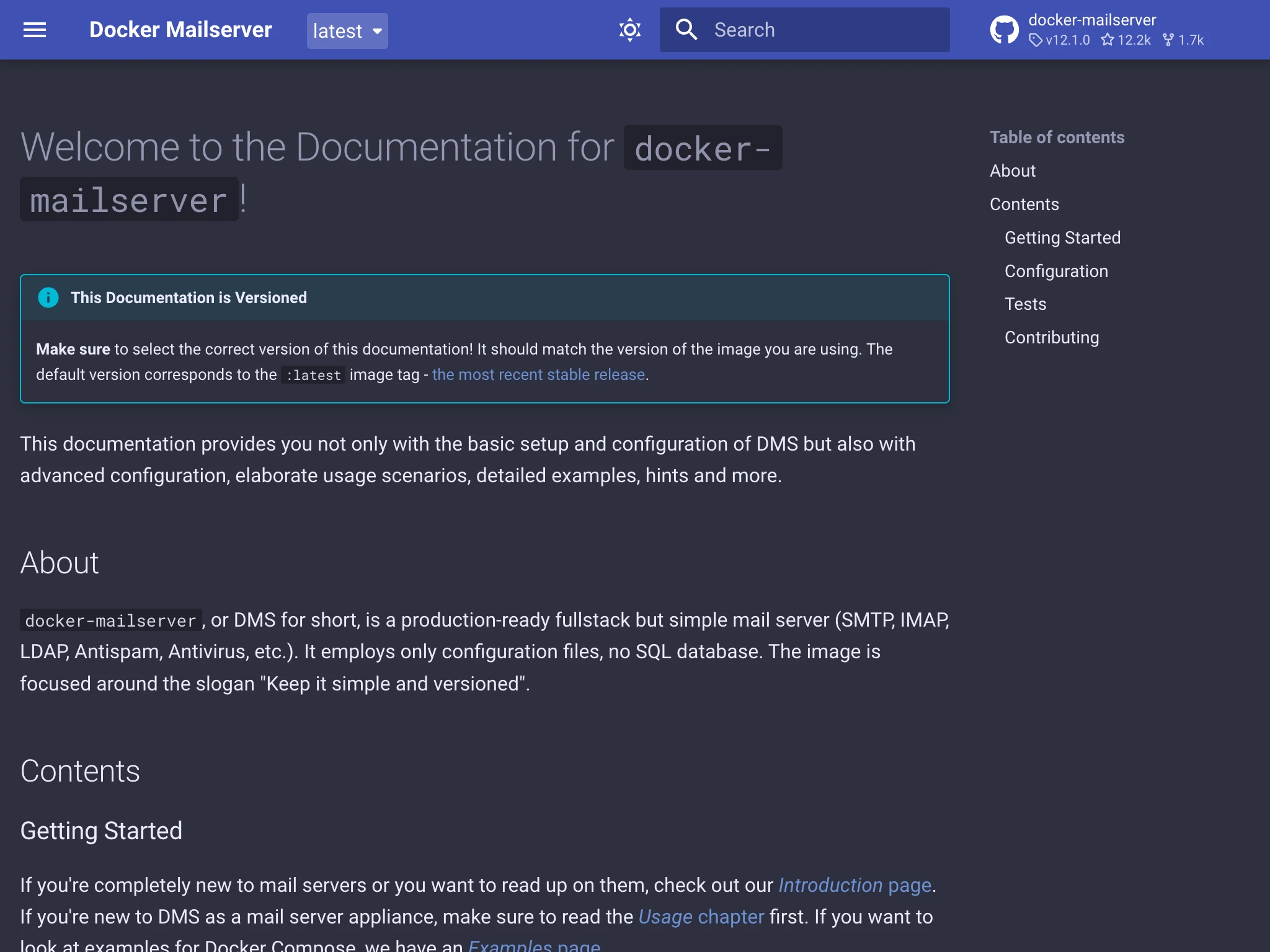 Docker Mailserver is an open-source email server for Alpine Linux.