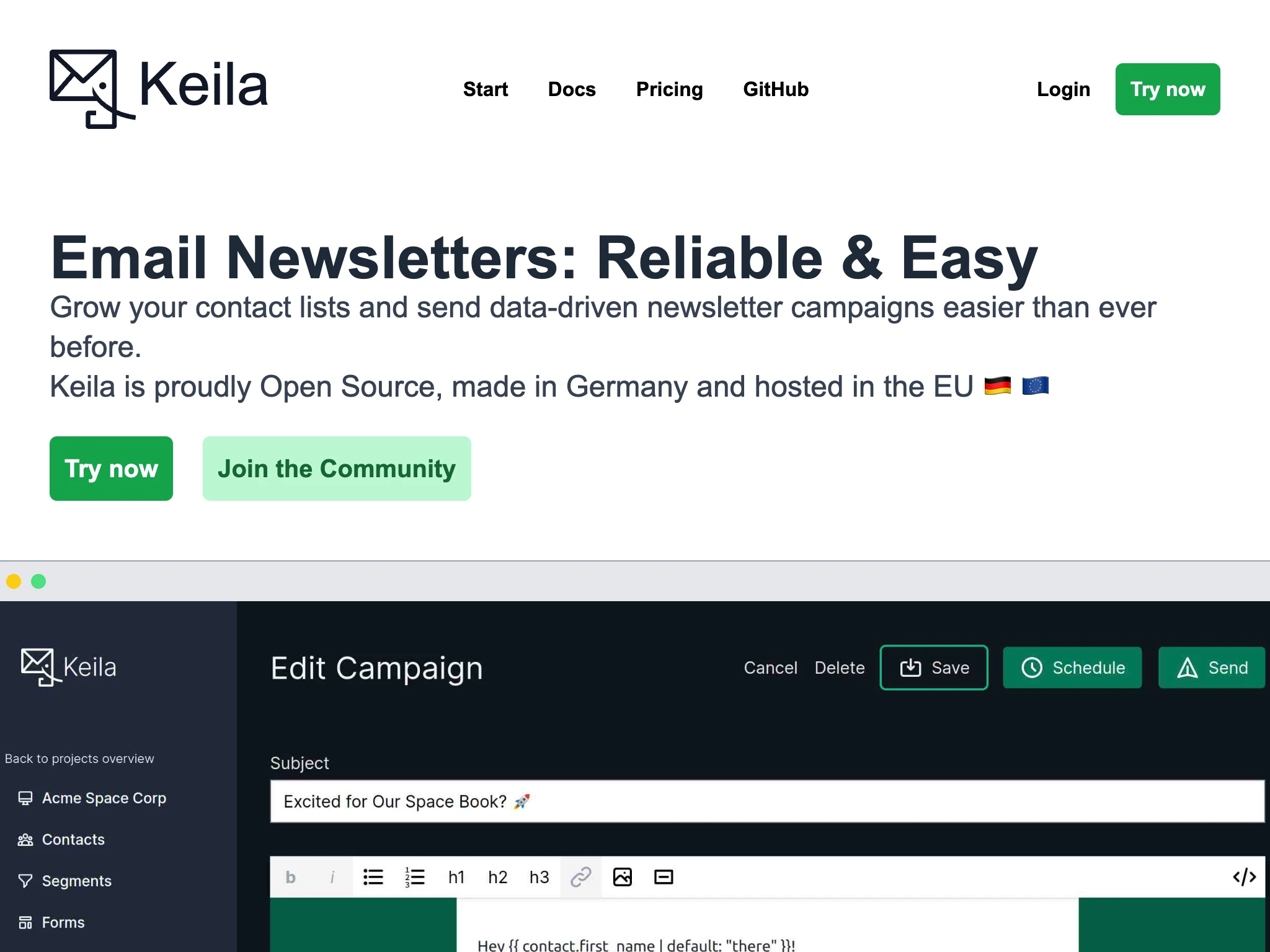 keila is an open-source email server for Alpine Linux.