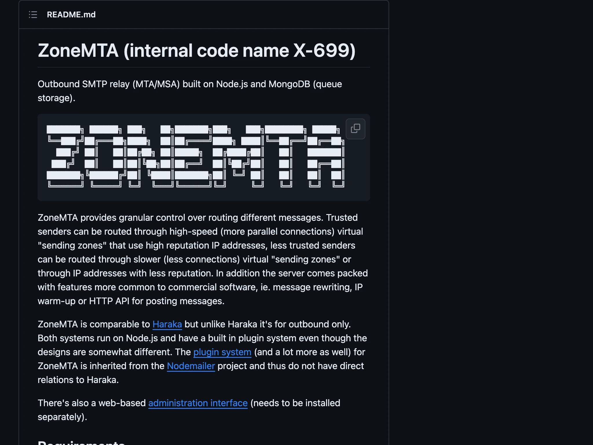 ZoneMTA is an open-source email server for Alpine Linux.