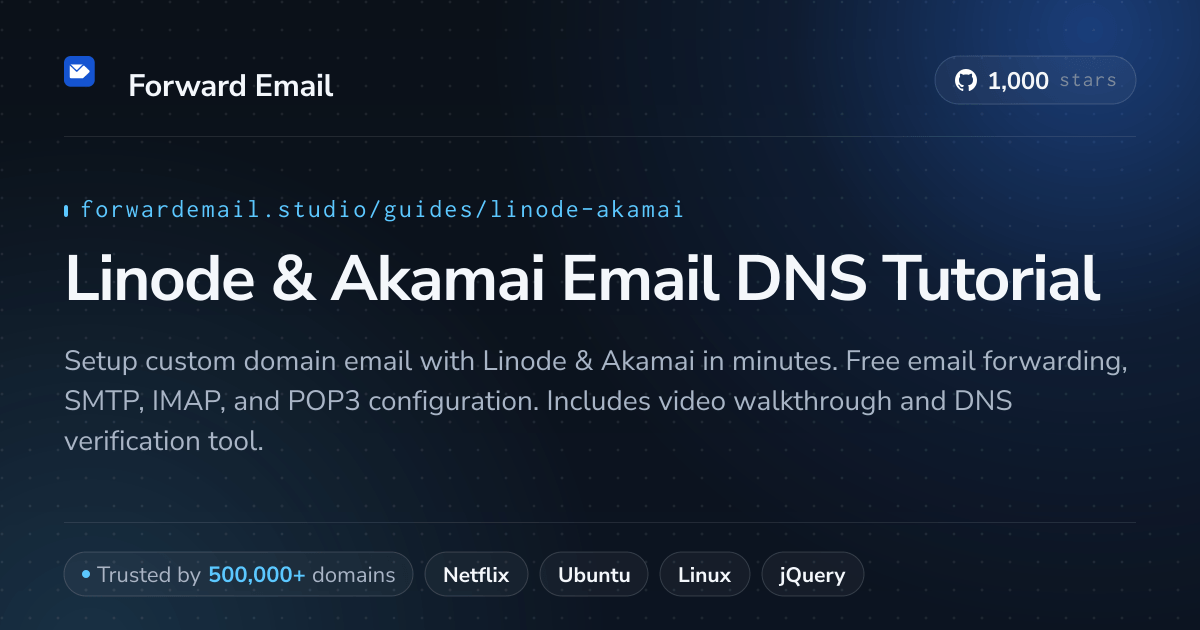 Linode & Akamai ile E-posta Kurulumu